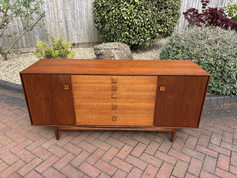 Kofod Larsen Teak Sideboard, Mid 20th Century