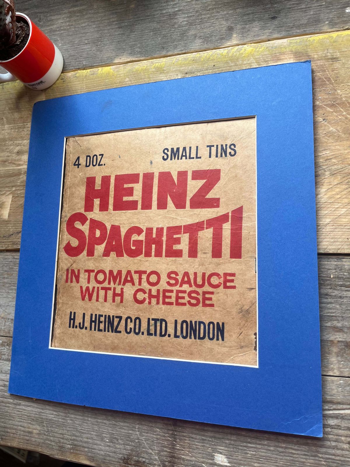Heinz Spaghetti Original Artwork 1948 photo furniture