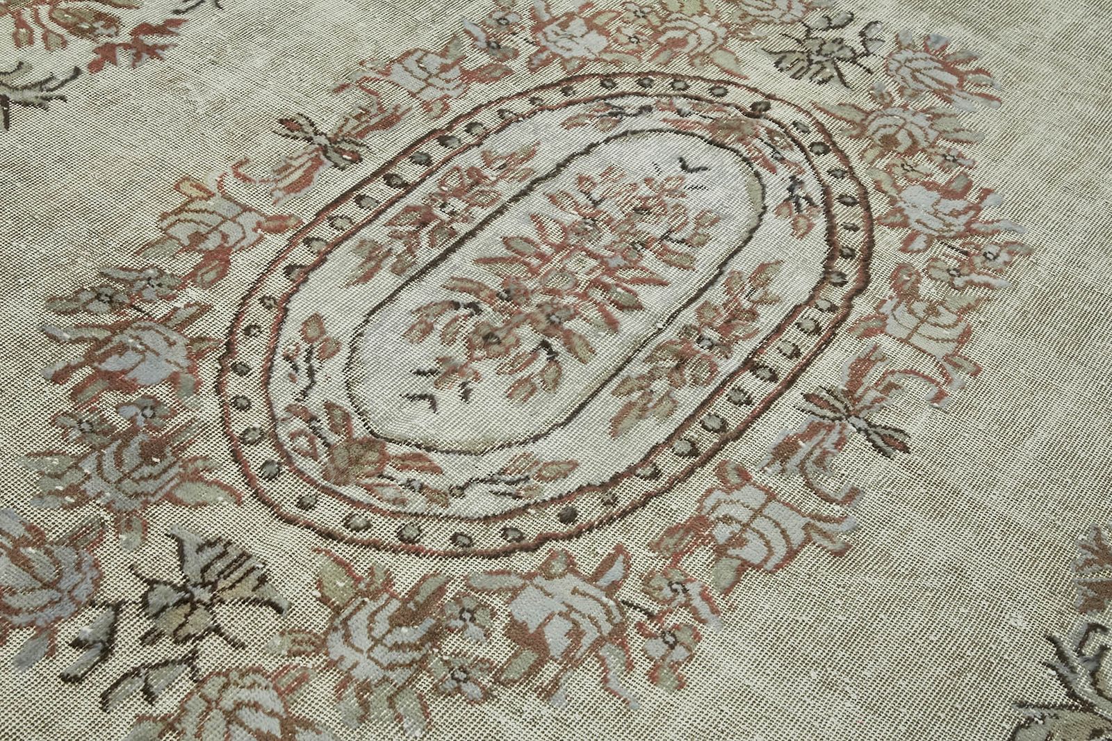 Handmade Vintage Grey Overdyed Rug 194 Cm X 307 Cm photo 711.0