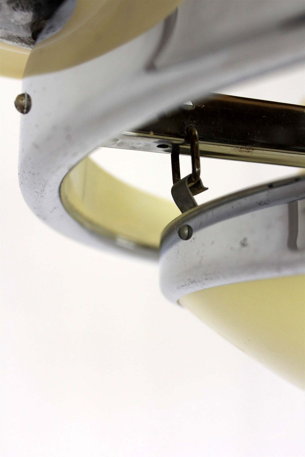 Lighting Bauhaus Chrome Chandelier From Zukov, 1940s photo