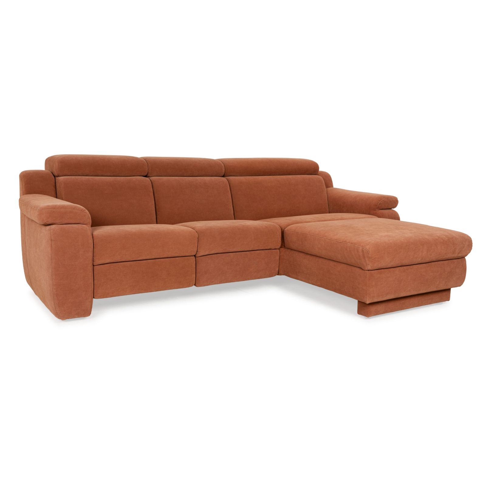 Himolla Planopoly Fabric Corner Sofa Brown Camel