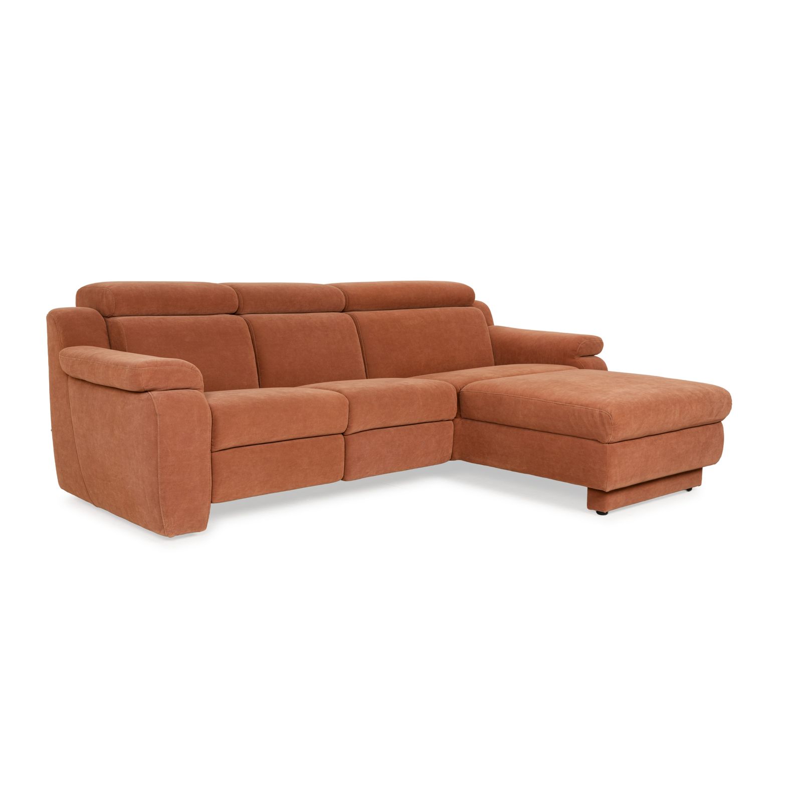Canapé d'angle Himolla Planopoly en tissu brun camel photo for sale