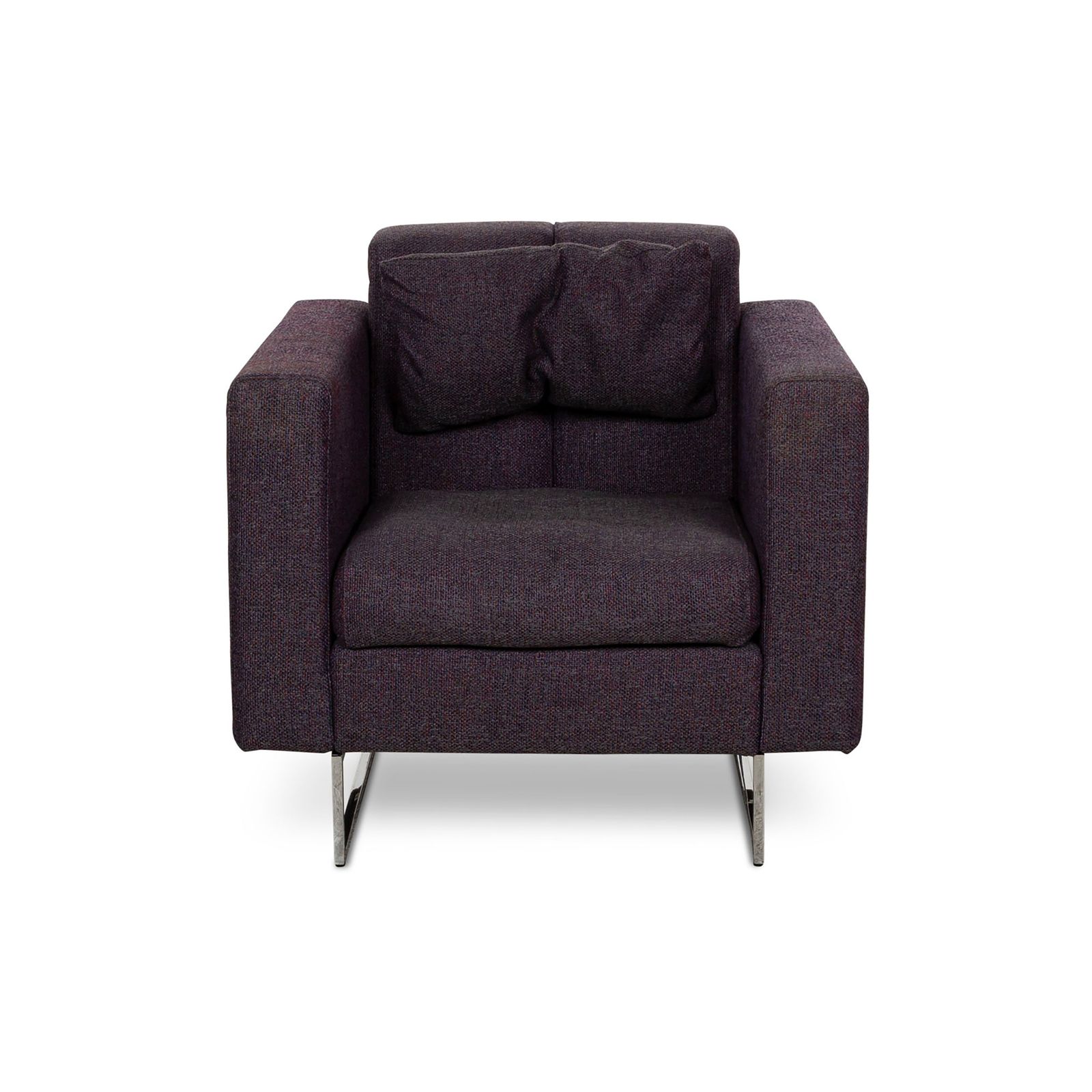 Brühl Embrace Fabric Armchair Purple Grey Manual Function photo vintage
