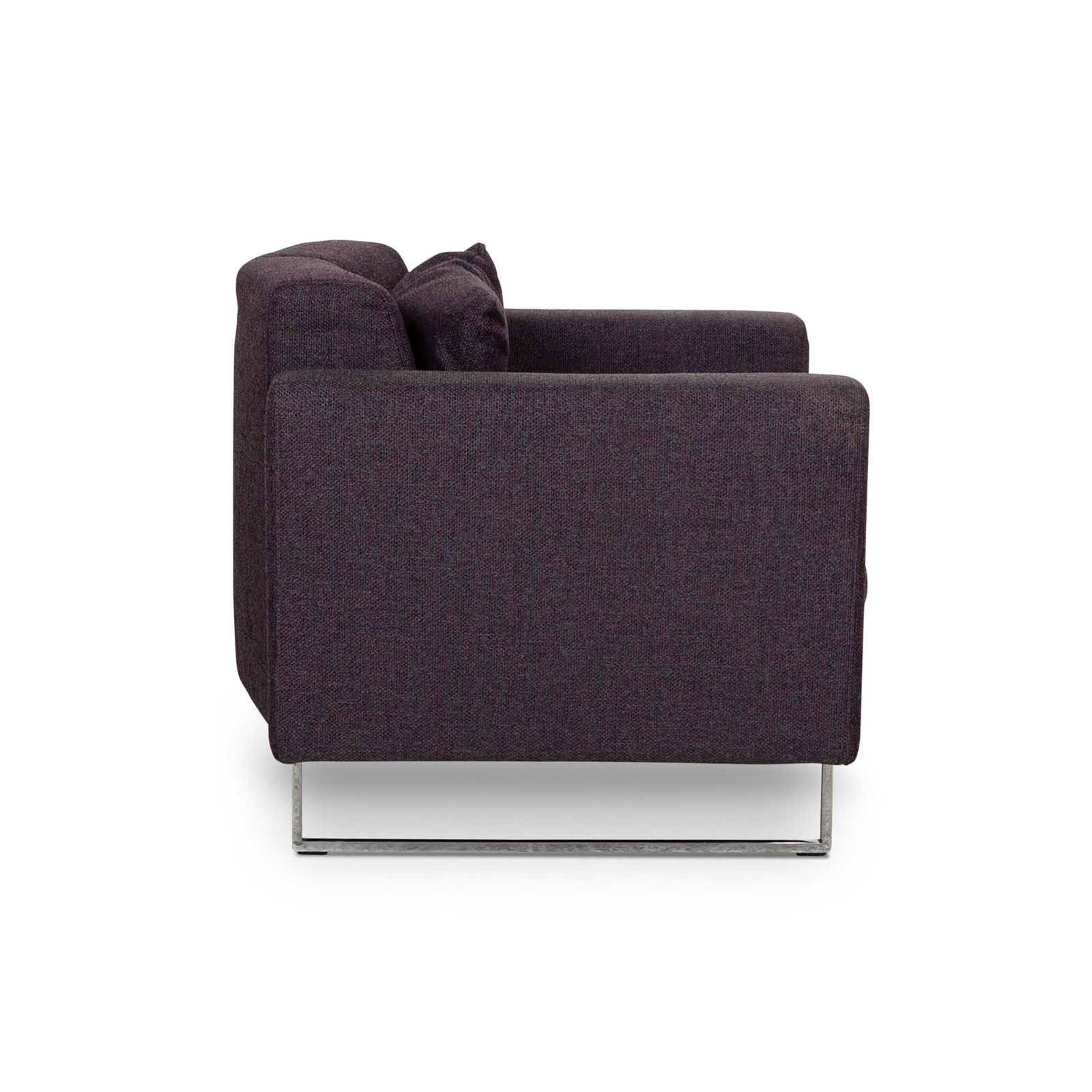 photo furniture Fauteuil Brühl Embrace en tissu, violet et gris, fonction manuelle