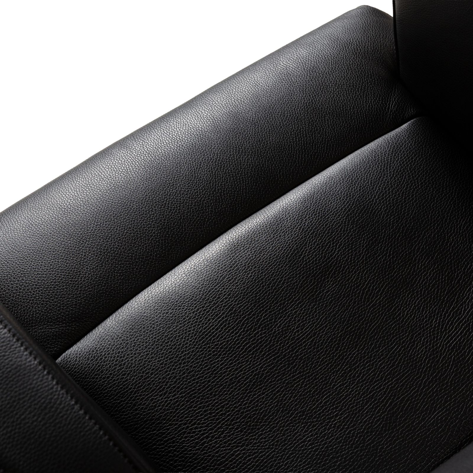 Fauteuil De Sede DS-256 en cuir noir, fonction manuelle photo vinterior