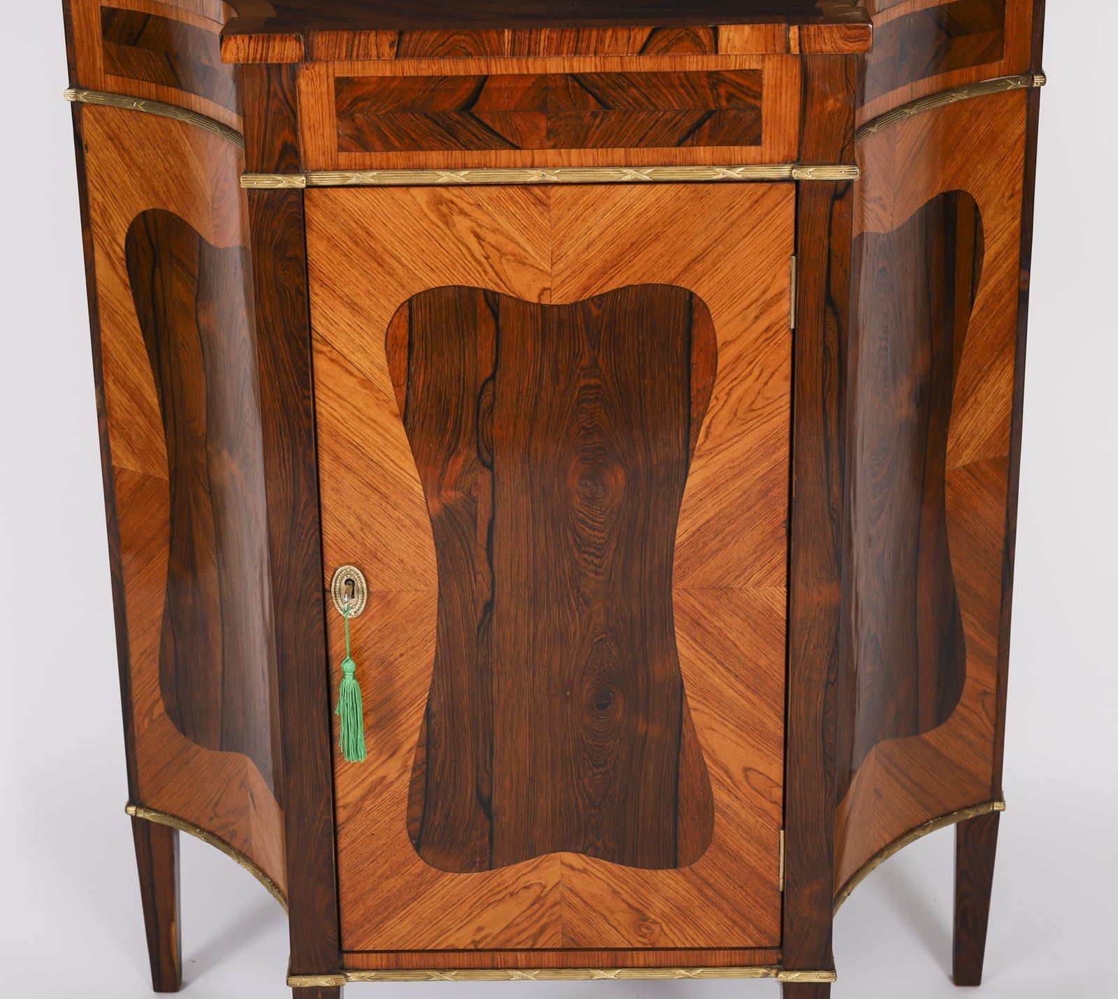 Antique Pair Goncalo Alves & King Wood  Side Cabinets 19th C photo Furniture