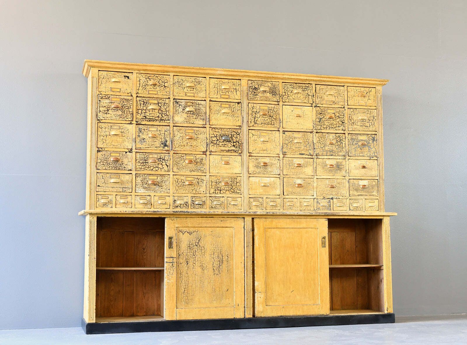 Early 20th Century Bicycle Repair Shop Drawer Cabinet