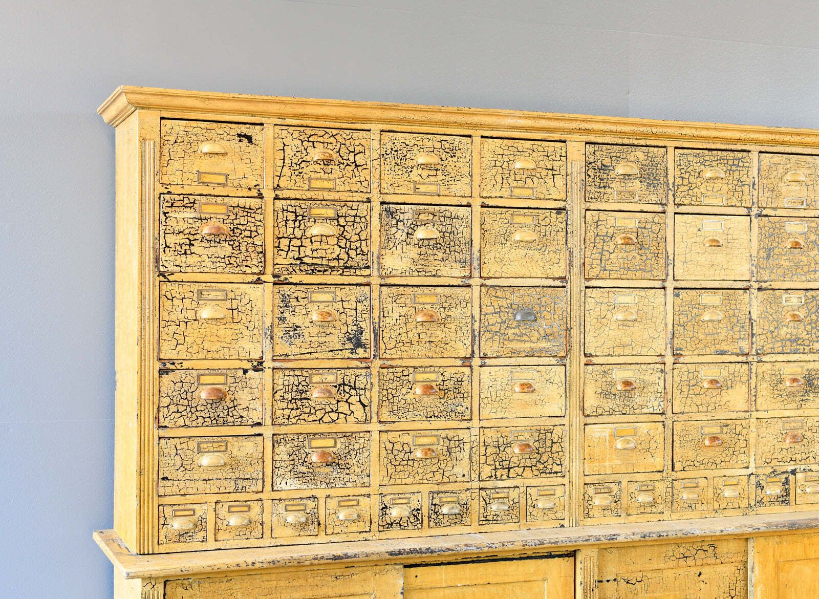 Early 20th Century Bicycle Repair Shop Drawer Cabinet photo furniture
