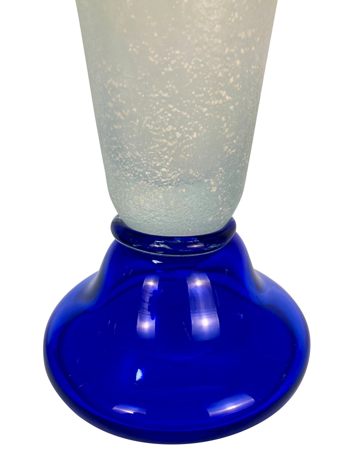 A Set Of Three Swedish Mid Century Glass Vases photo 885.0