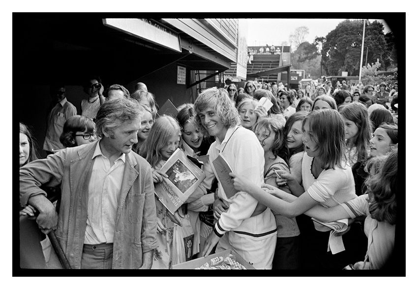 Arthur Steel 'Björn Borg' Unframed Silver Gelatin Fibre Print photo furniture