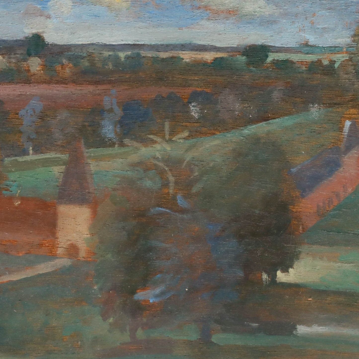 Bernadette Kelly (B.1933) 20th Century Oil, Green Acres photo Art