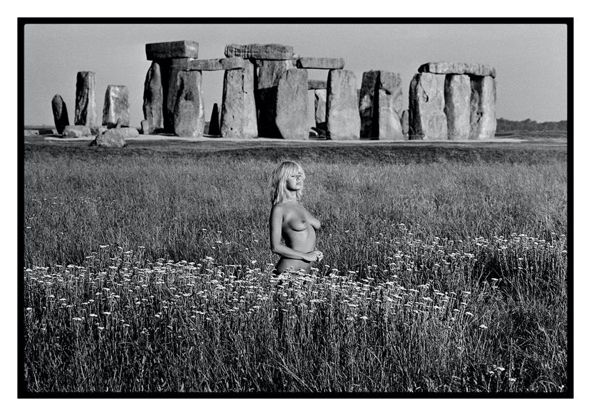 Arthur Steel 'Stonehenge' Unframed Silver Gelatin Fibre Print photo furniture