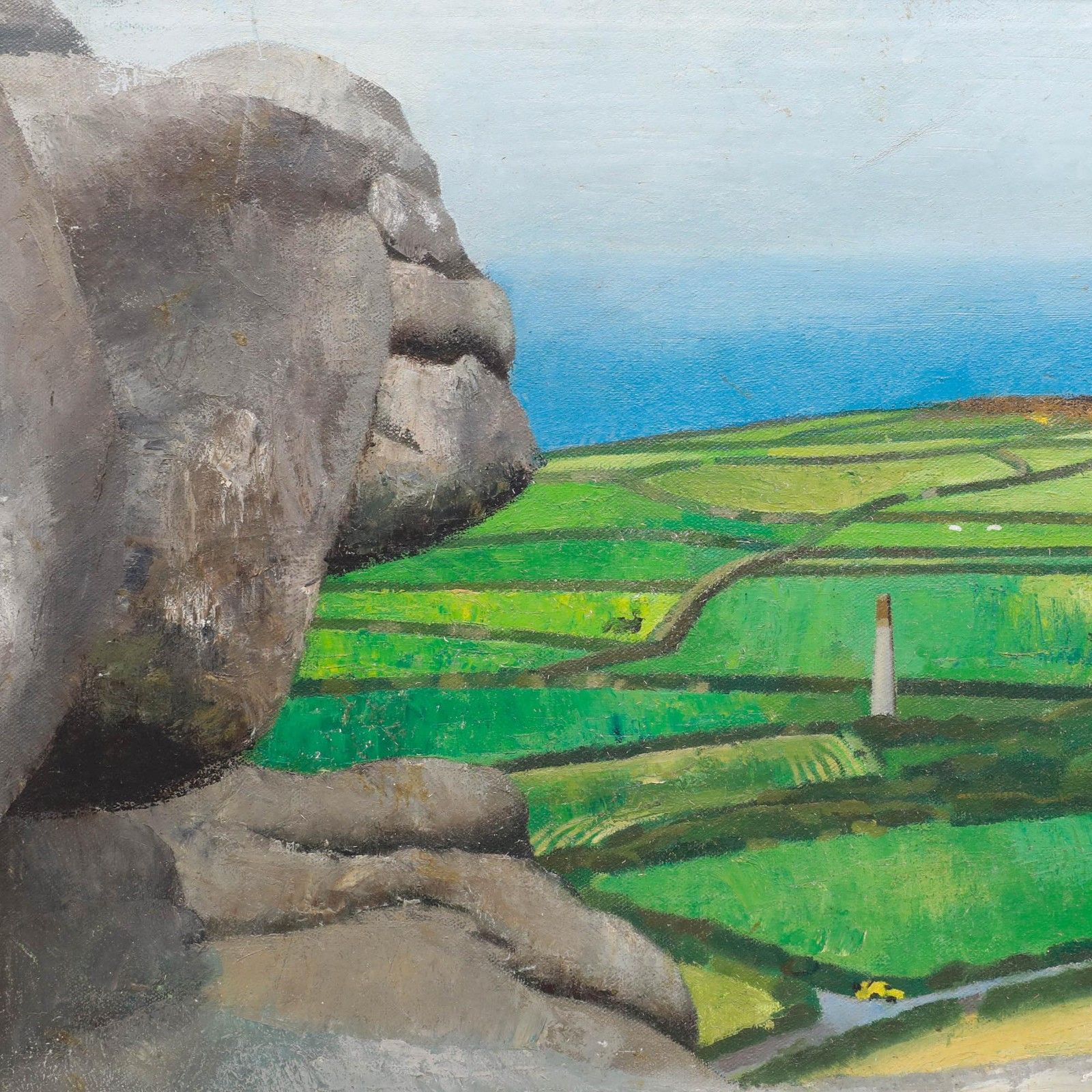Bill Bolger (1940 2024) 20th Century Oil, View From The Limestone Cliffs photo Art