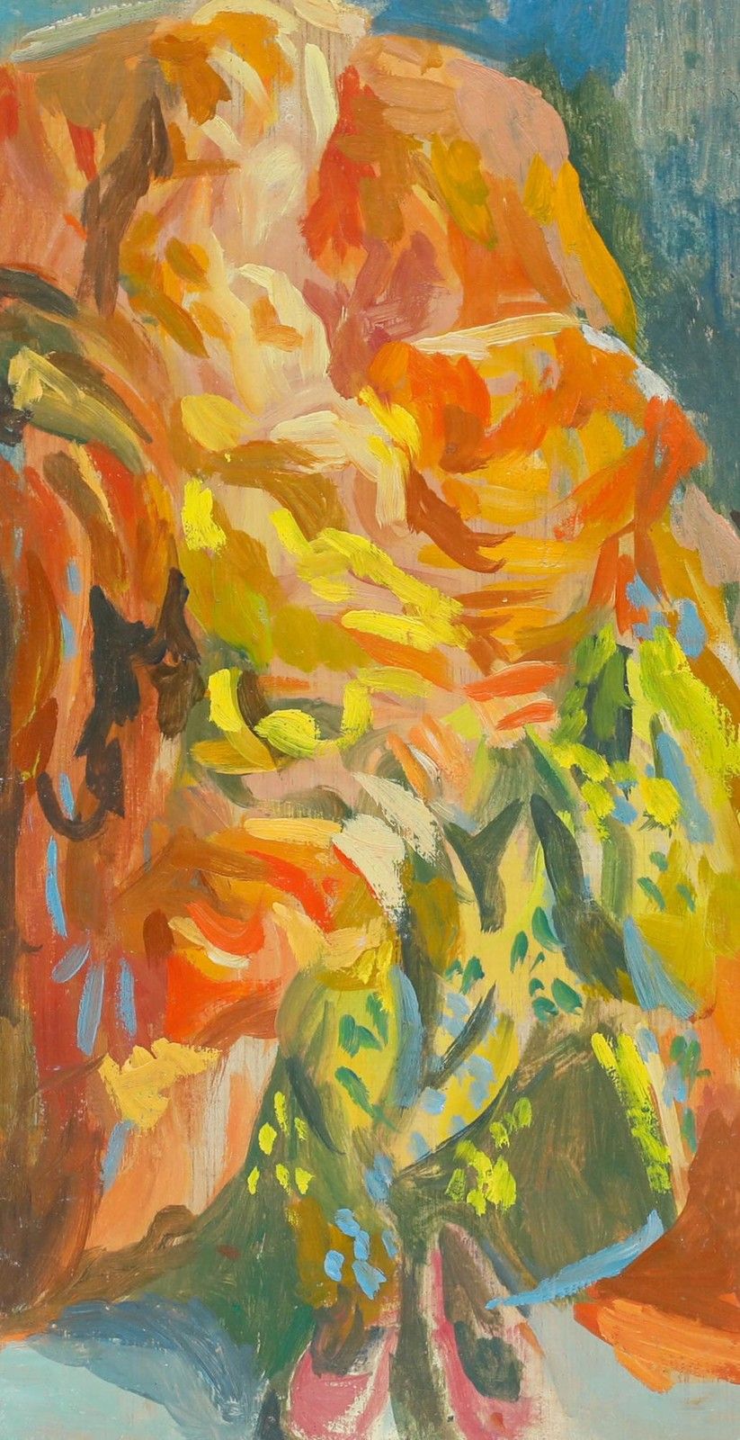 Bernadette Kelly (B.1933) 20th Century Oil, Pumps photo furniture