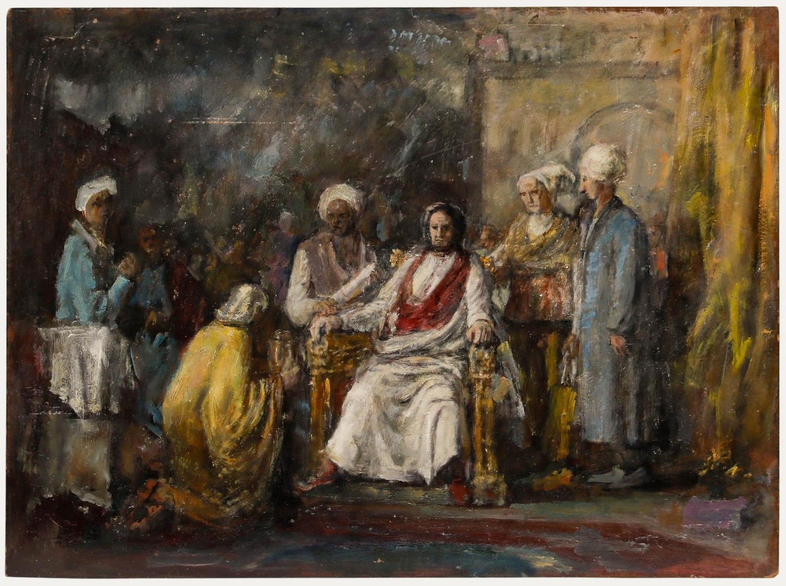George Weissbort (1928 2013) 20th Century Oil, Gifts For The King