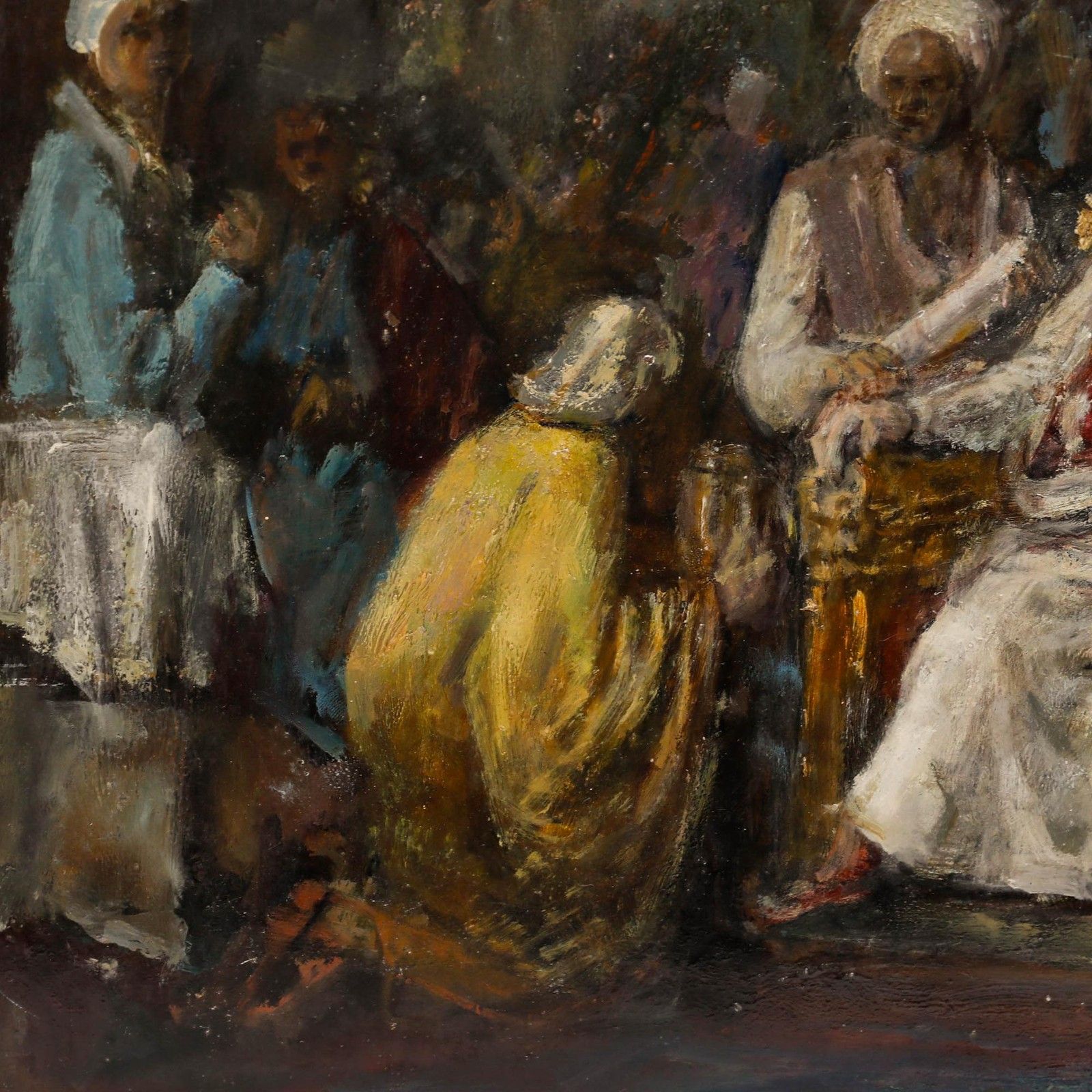 George Weissbort (1928 2013) 20th Century Oil, Gifts For The King photo vinterior