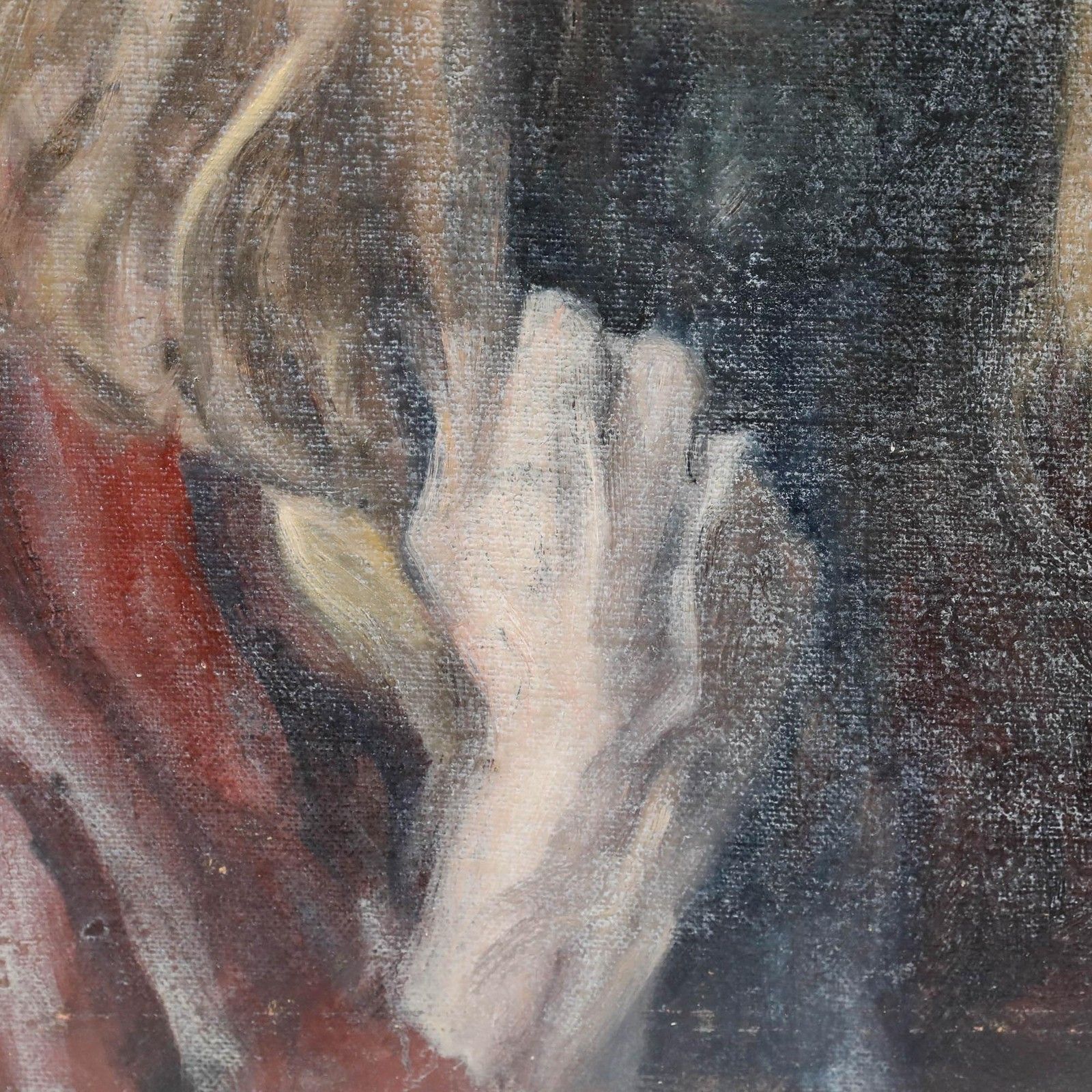 George Weissbort (1928 2013) Mid 20th Century Oil, Blonde photo Art
