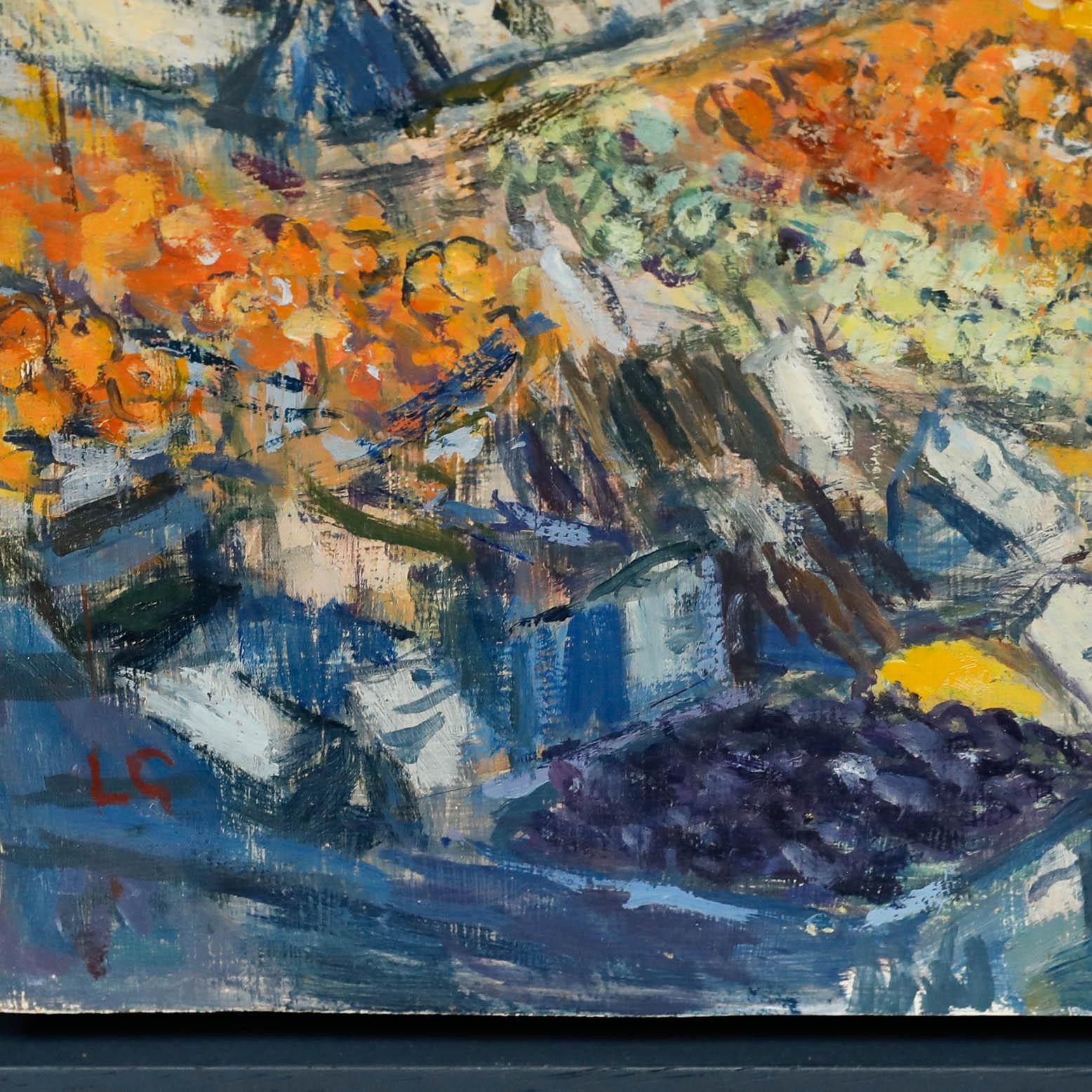 Louella Gwillim (1930 2023) C.2013 Oil, Mr Fruit, Newport Market photo buy