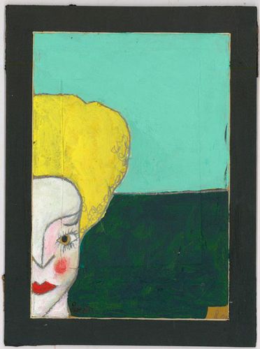 Ben Carrivick Contemporary Oil, Lady In Landscape photo furniture