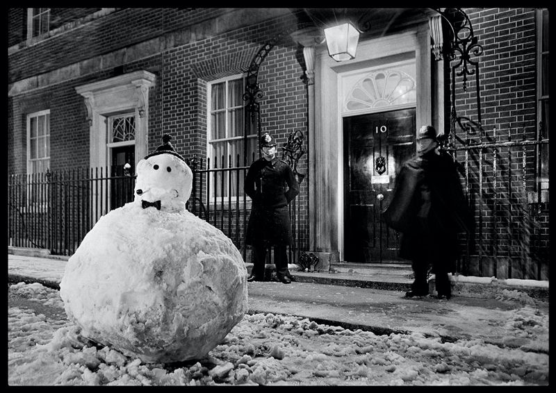 Arthur Steel 'Visitor At No. 10 Downing Street' Unframed Silver Gelatin Fibre Print