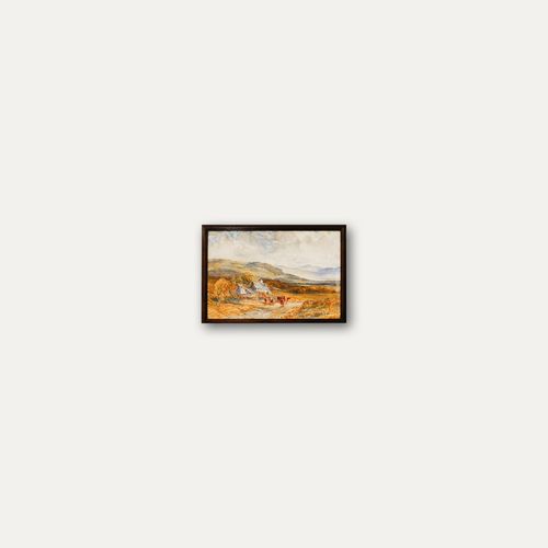 John Keeley Rbsa (1849 1930) Framed Watercolour, A Valley Farm North Wales photo buy