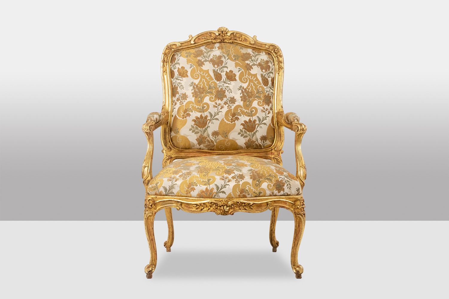 Louis XV Style Armchair, With Its Queen Style Backrest. Period 1900 1950. photo vinterior