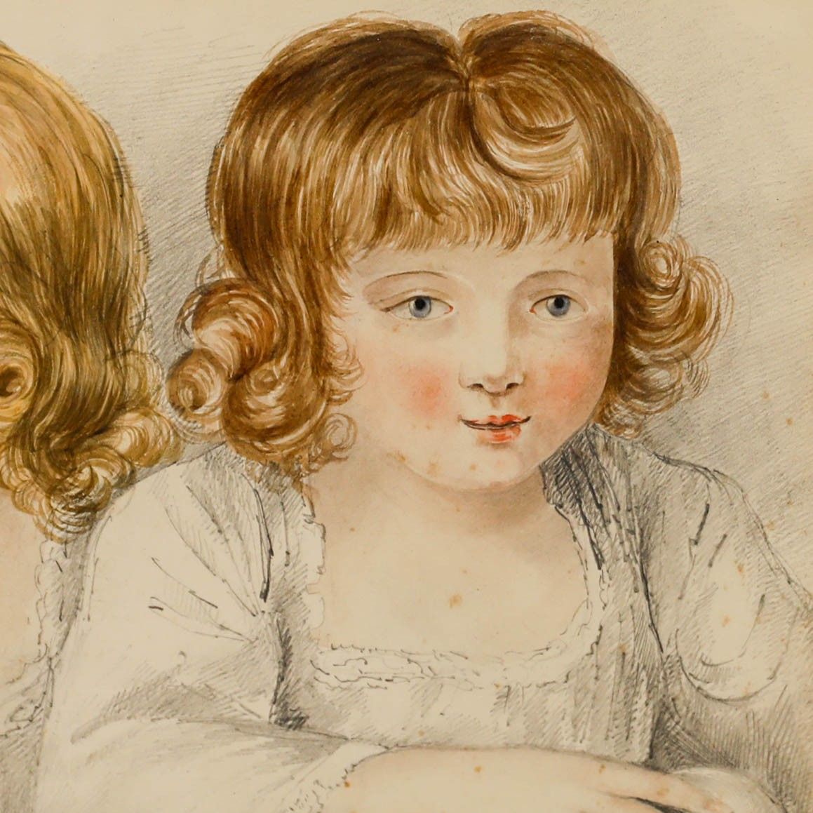 British School 19th Century Watercolour The Twins photo Art