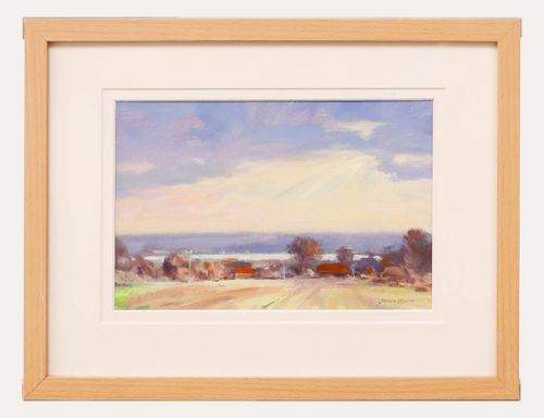 James Hewitt (B.1934) 20th Century Oil, November Landscape
