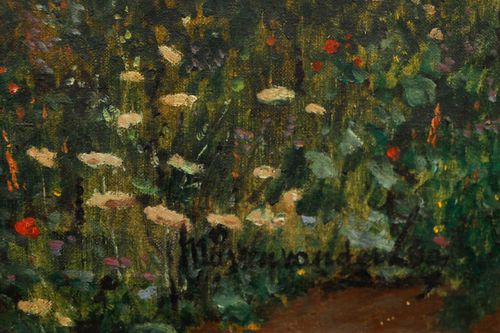 Marten Ven Der Loo (1880 1920) Belgian Oil, View Of An Old Bridge In Bruges photo 505.0