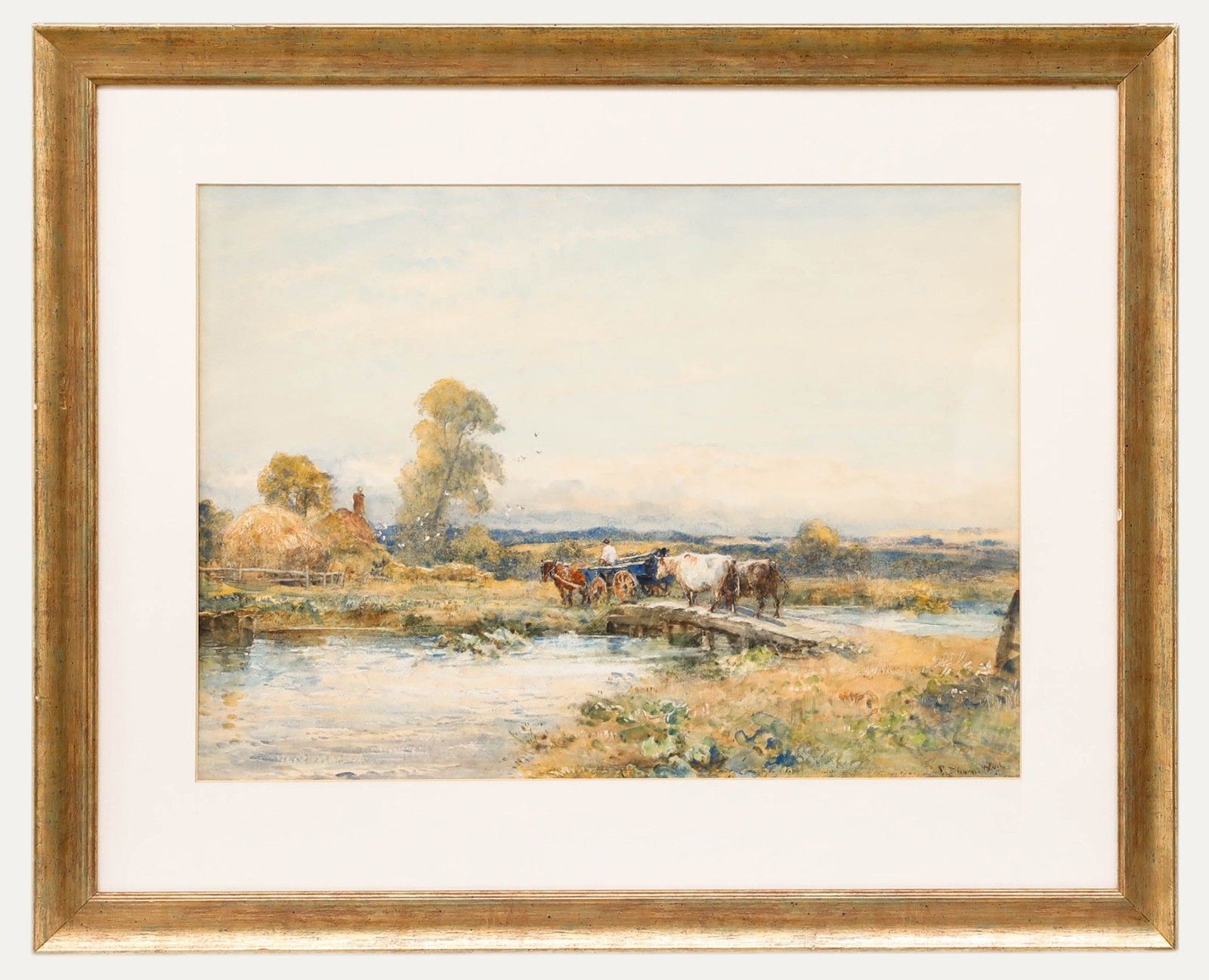 Robert Thorne Waite (1842 1935) Early 20th Century Oil, Back To The Farm