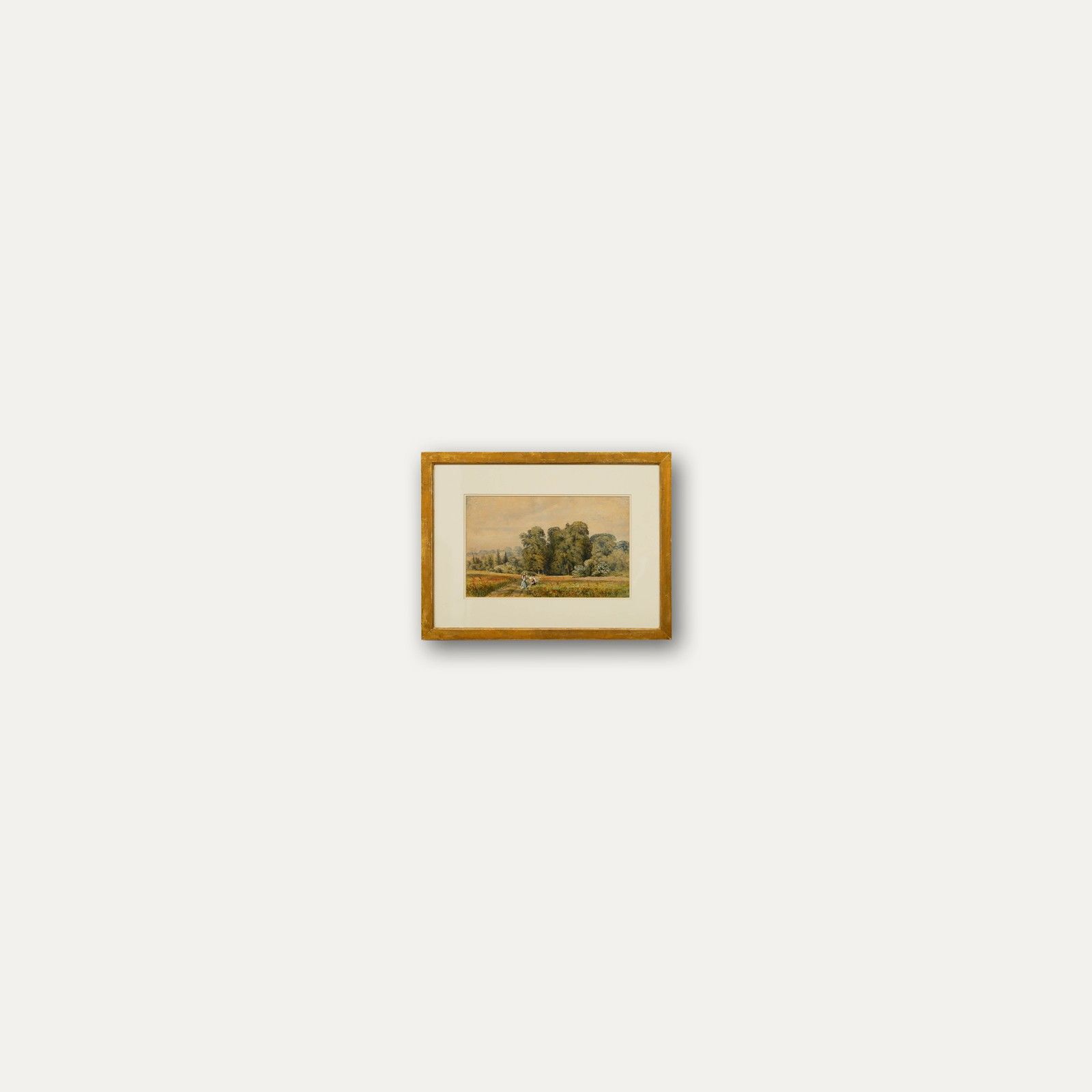 Framed English School Late 19th Century Watercolour Edgbaston Pool photo buy