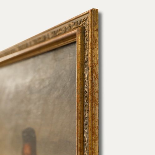 Frank Sternberg Barbizon School 1880 Oil, The Young Tatterdemalion photo vinterior