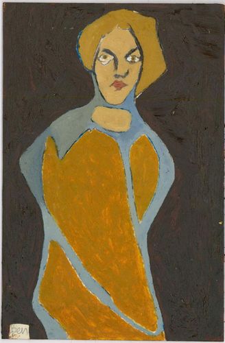 Ben Carrivick Contemporary Oil, Abstract Dress photo for sale