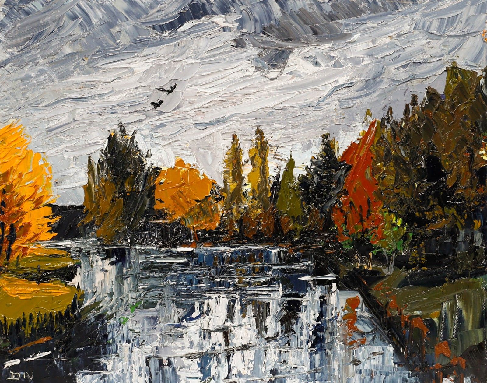 Daniel Nichols Contemporary Oil, Burton On Trent