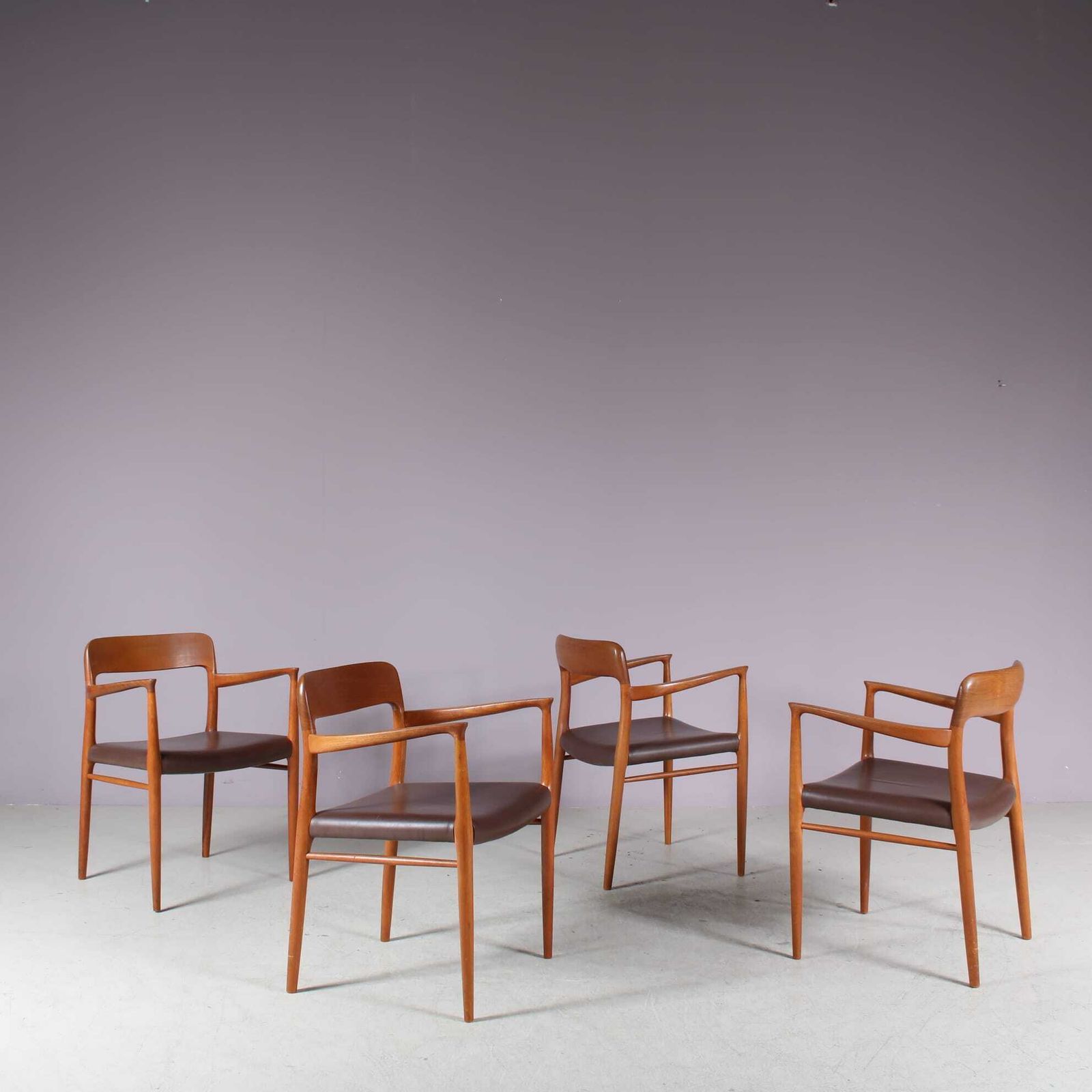Model 56 Dining Chairs By Niels Otto Moller For Moller, Denmark photo buy