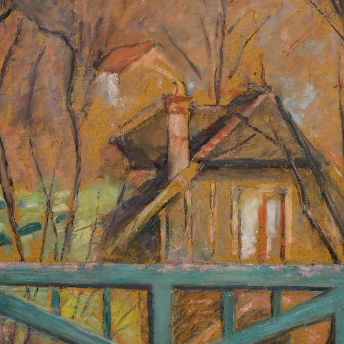 Cecile Hertz Eyrolles (1875 1974)  Oil, View From The Blue Bridge photo 383.0