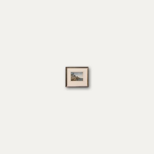 Hazel Carter Framed 20th Century Watercolour, View Of Mount Burnett photo vinterior