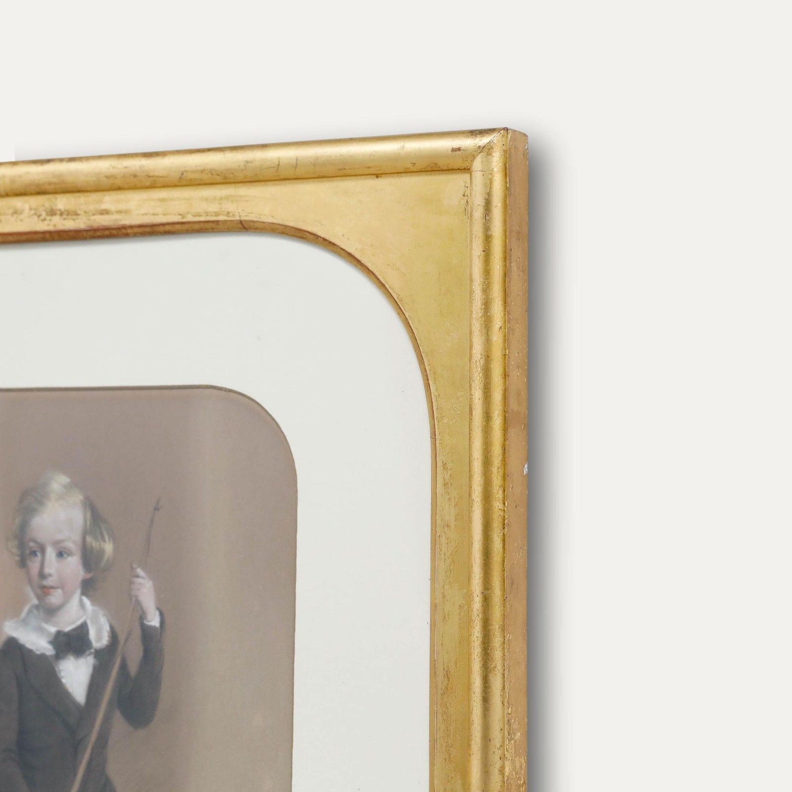 British School Late 19th Century Pastel Portrait Of A Young Boy photo vinterior