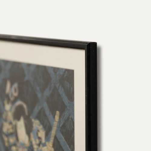 19th Century Japanese Woodblock Greetings photo vinterior