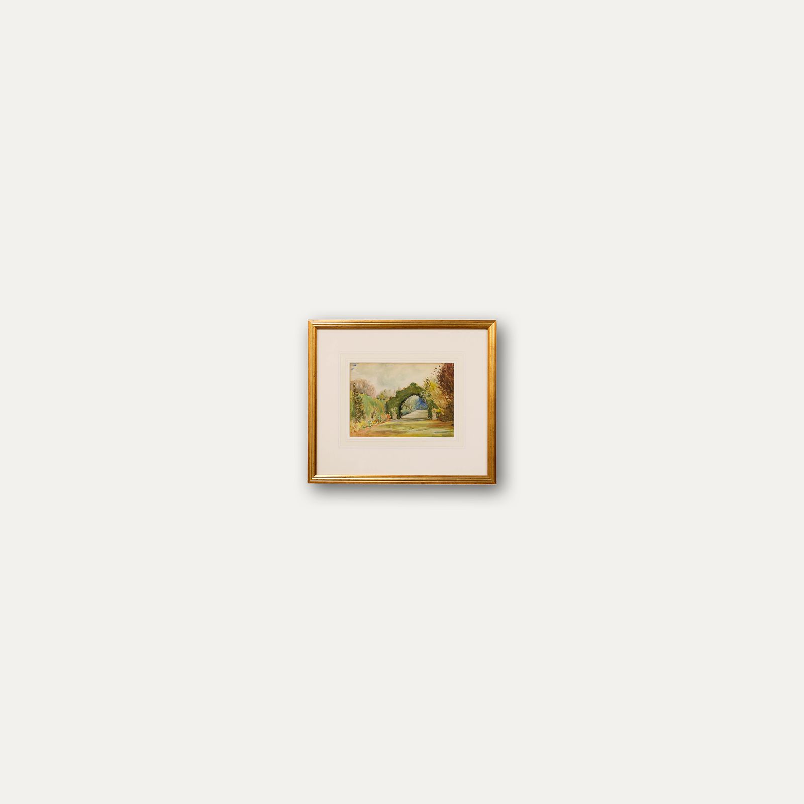 Alfred Henry Hart (1866 1953) Framed Watercolour, The Garden Arch photo buy