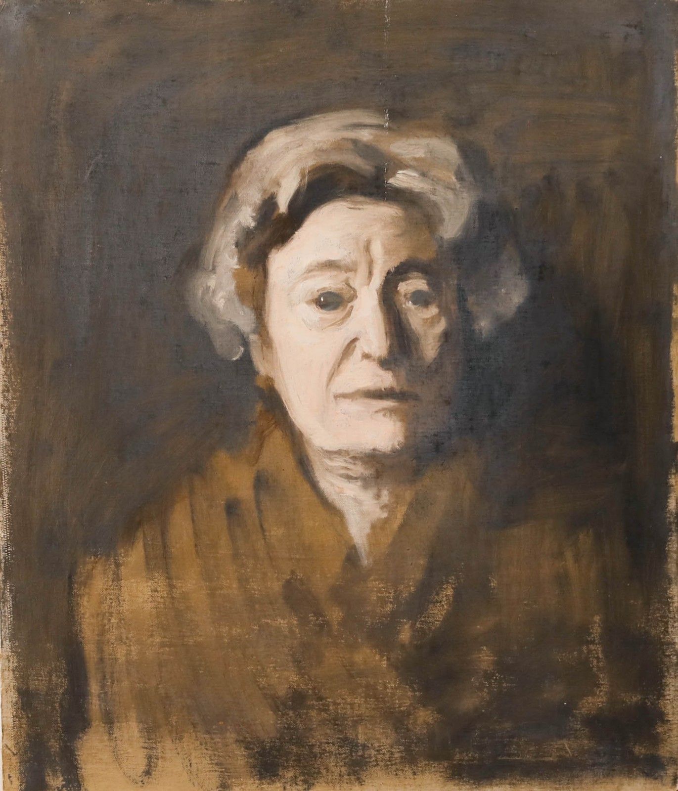 George Weissbort (1928 2013) 20th Century Oil, Elderly Lady