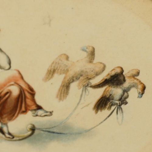 20th Century Watercolour Jupiter's Chariot photo Art