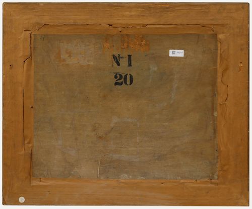 Kalman Kememy (1896 1994) Mid 20th Century Oil, The Workshops II photo for sale