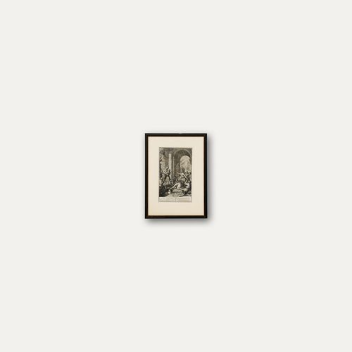 Dutch Bible Scenes 18th Century Engraving, Joseph Reveals Himself photo vinterior