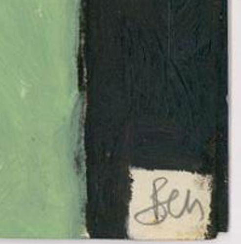 Ben Carrivick Contemporary Oil, Green Tunic photo for sale