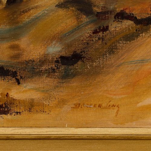 Doreen King  Australian School Mid 20th Century Oil, Peppermint Grove photo buy