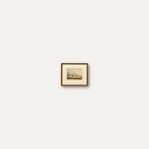 Manner Of Peter Le Cave  19th Century Watercolour, The Road To London photo buy
