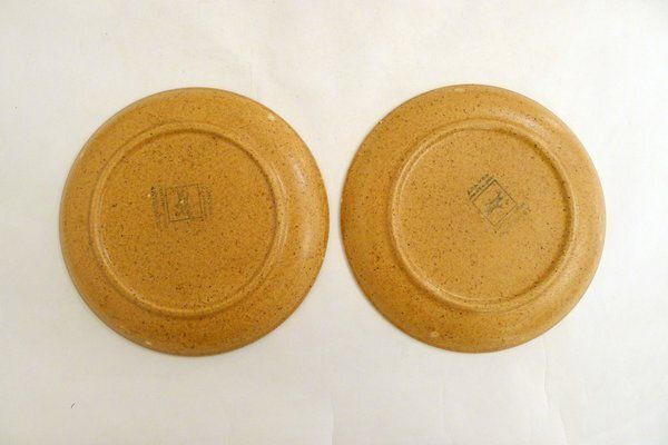 Small Stoneware Dessert Plates From Longchamp, France, 1960s, Set Of 6 photo buy