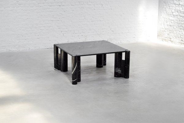 Nero Marquina Marble Coffee Table By Gae Aulenti, 1970s photo furniture