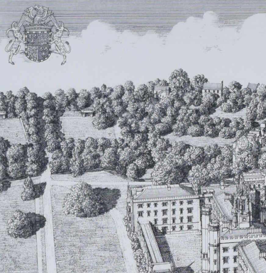 St John's College, Cambridge, Engraving By Andrew Ingamells, 2005 photo 1521.0